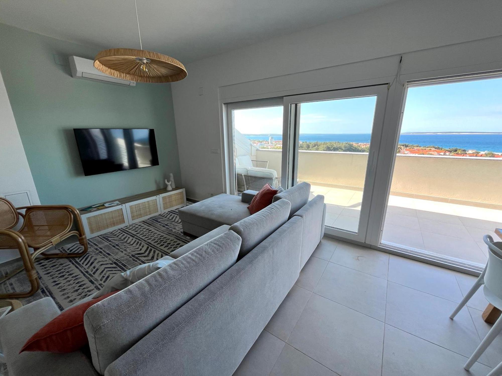 Penthouse Sky Deluxe Apartment Novalja Exterior photo